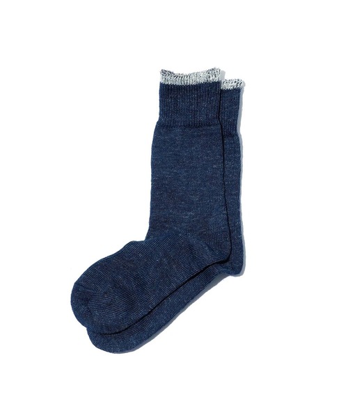 OBSCURE SOCKS(オブスキュア ソックス)の「OBSCURE SOCKS オブスキュアソックス ILEX Men’s アイレックス メンズ(ソックス/靴下・メンズ・ホワイト/ネイビー/ブラウン/グレー・FREE)」の4枚目の写真