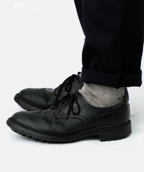 OBSCURE SOCKS(オブスキュア ソックス)の「OBSCURE SOCKS オブスキュアソックス ILEX Men’s アイレックス メンズ(ソックス/靴下・メンズ・ホワイト/ネイビー/ブラウン/グレー・FREE)」の5枚目の写真