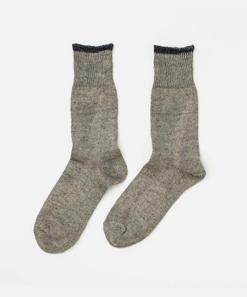 OBSCURE SOCKS(オブスキュア ソックス)の「OBSCURE SOCKS オブスキュアソックス ILEX Men’s アイレックス メンズ(ソックス/靴下・メンズ・ホワイト/ネイビー/ブラウン/グレー・FREE)」の9枚目の写真