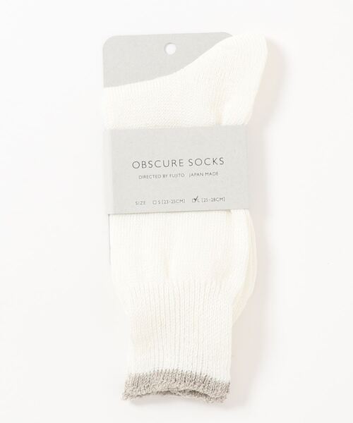 OBSCURE SOCKS(オブスキュア ソックス)の「OBSCURE SOCKS オブスキュアソックス ILEX Men’s アイレックス メンズ(ソックス/靴下・メンズ・ホワイト/ネイビー/ブラウン/グレー・FREE)」の16枚目の写真