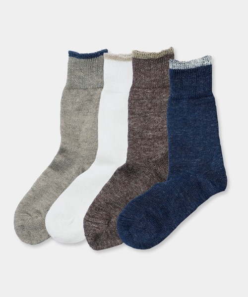 OBSCURE SOCKS(オブスキュア ソックス)の「OBSCURE SOCKS オブスキュアソックス ILEX Men’s アイレックス メンズ(ソックス/靴下・メンズ・ホワイト/ネイビー/ブラウン/グレー・FREE)」の18枚目の写真
