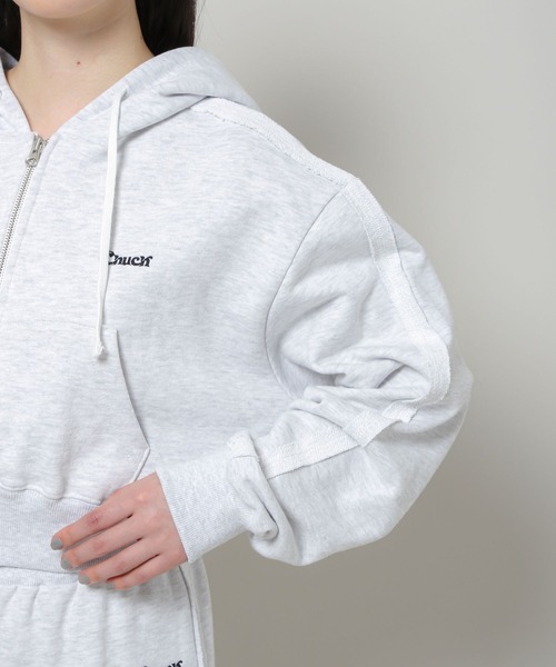 CHUCK（チャック）の「CHUCK／ステッチショートZIP  2277029（パーカー・レディース・ライトグレー・FREE）」の9枚目の写真