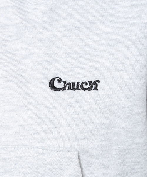 CHUCK（チャック）の「CHUCK／ステッチショートZIP  2277029（パーカー・レディース・ライトグレー・FREE）」の10枚目の写真