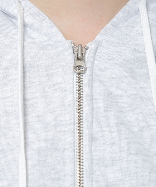 CHUCK（チャック）の「CHUCK／ステッチショートZIP  2277029（パーカー・レディース・ライトグレー・FREE）」の12枚目の写真
