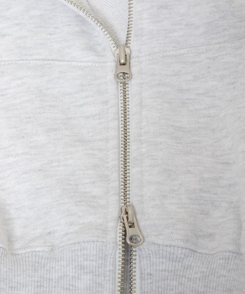 CHUCK（チャック）の「CHUCK／ステッチショートZIP  2277029（パーカー・レディース・ライトグレー・FREE）」の13枚目の写真