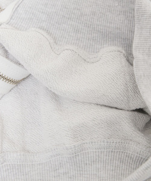 CHUCK（チャック）の「CHUCK／ステッチショートZIP  2277029（パーカー・レディース・ライトグレー・FREE）」の14枚目の写真