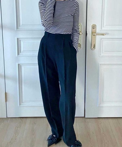 MANGROVE(マングローブ)の「S/S ビビットカラースラックスパンツ(スラックス・レディース・パープル/ブラック/ピンク・MEDIUM/LARGE)」の10枚目の写真