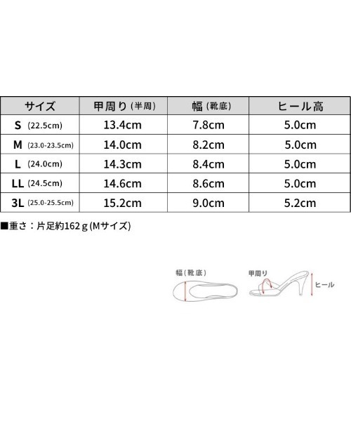 SESTO(セスト)の「ワンストラップミドルヒールサンダル(サンダル・レディース・ブラック/グリーン/ピンク/オレンジ・S/M/L/LL/3L)」の6枚目の写真