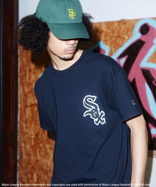 BACK TO THE FIELD(バック トゥー ザ フィールド)の「【MLB】ワンポイントロゴTシャツ(Tシャツ/カットソー・メンズ・ホワイト/ブラック/ホワイト系/ブラック系・MEDIUM/LARGE)」の3枚目の写真