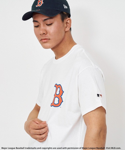 BACK TO THE FIELD(バック トゥー ザ フィールド)の「【MLB】ワンポイントロゴTシャツ(Tシャツ/カットソー・メンズ・ホワイト/ブラック/ホワイト系/ブラック系・MEDIUM/LARGE)」の5枚目の写真