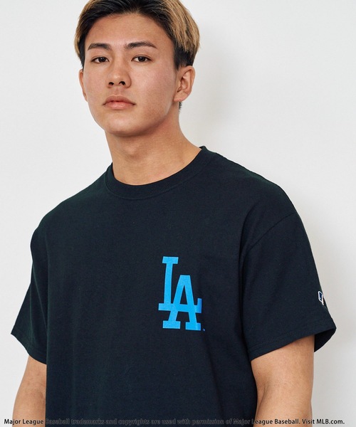 BACK TO THE FIELD(バック トゥー ザ フィールド)の「【MLB】ワンポイントロゴTシャツ(Tシャツ/カットソー・メンズ・ホワイト/ブラック/ホワイト系/ブラック系・MEDIUM/LARGE)」の6枚目の写真