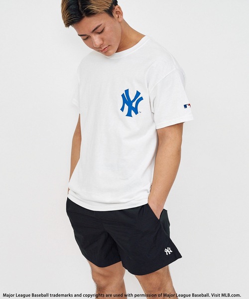 BACK TO THE FIELD(バック トゥー ザ フィールド)の「【MLB】ワンポイントロゴTシャツ(Tシャツ/カットソー・メンズ・ホワイト/ブラック/ホワイト系/ブラック系・MEDIUM/LARGE)」の8枚目の写真