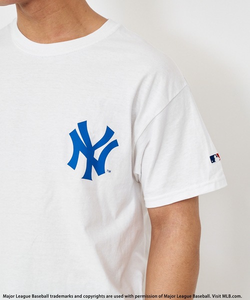 BACK TO THE FIELD(バック トゥー ザ フィールド)の「【MLB】ワンポイントロゴTシャツ(Tシャツ/カットソー・メンズ・ホワイト/ブラック/ホワイト系/ブラック系・MEDIUM/LARGE)」の7枚目の写真