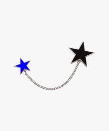 agnes b. | 【ユニセックス】AF76 PINS ダブルエトワールピンバッジ(ブローチ/コサージュ)