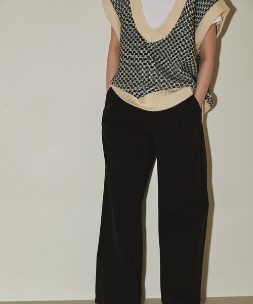 TODAYFUL(トゥデイフル)の「TODAYFUL(トゥデイフル) "Jacquard Knit Vest"ジャガードニットベスト/12220515(ニット/セーター・レディース・ブラック/オリーブ・ONE SIZE)」の12枚目の写真