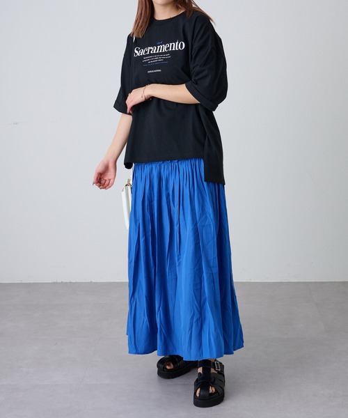 COLONY 2139(コロニートゥーワンスリーナイン)の「20/-OE天竺グラフィックT(Tシャツ/カットソー・レディース・ホワイト/ブラック/ホワイト系その他/ホワイト系その他2/ブラック系その他2・FREE)」の22枚目の写真