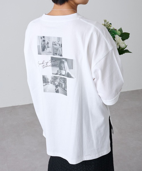 COLONY 2139(コロニートゥーワンスリーナイン)の「20/-OE天竺グラフィックT(Tシャツ/カットソー・レディース・ホワイト/ブラック/ホワイト系その他/ホワイト系その他2/ブラック系その他2・FREE)」の8枚目の写真