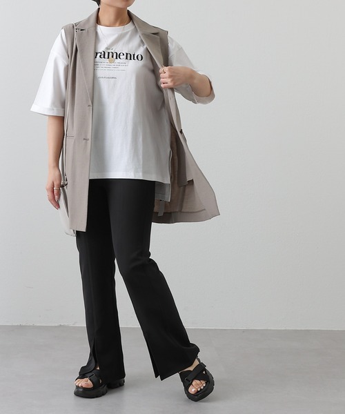 COLONY 2139(コロニートゥーワンスリーナイン)の「20/-OE天竺グラフィックT(Tシャツ/カットソー・レディース・ホワイト/ブラック/ホワイト系その他/ホワイト系その他2/ブラック系その他2・FREE)」の6枚目の写真