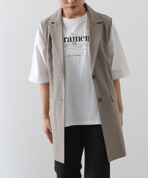 COLONY 2139(コロニートゥーワンスリーナイン)の「20/-OE天竺グラフィックT(Tシャツ/カットソー・レディース・ホワイト/ブラック/ホワイト系その他/ホワイト系その他2/ブラック系その他2・FREE)」の14枚目の写真