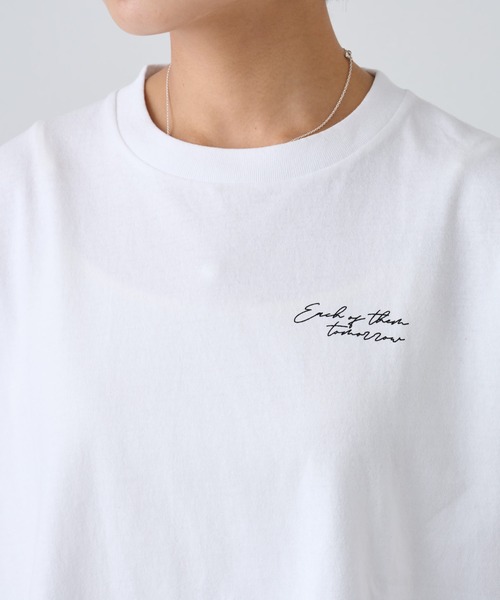 COLONY 2139(コロニートゥーワンスリーナイン)の「20/-OE天竺グラフィックT(Tシャツ/カットソー・レディース・ホワイト/ブラック/ホワイト系その他/ホワイト系その他2/ブラック系その他2・FREE)」の16枚目の写真