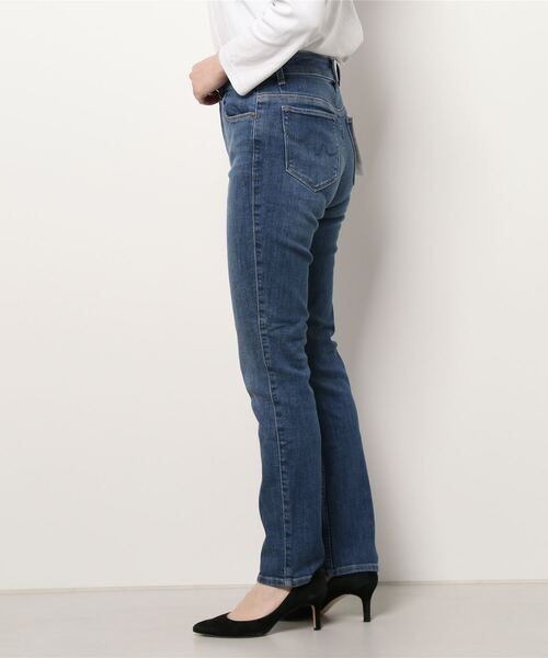 Right-on（ライトオン）の「【Sweet Camel】コンフォートストレッチストレートパンツ（デニムパンツ・レディース・ダークインディゴブルー・XXS/M/L/XL/S/XS）」の3枚目の写真
