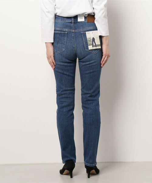 Right-on（ライトオン）の「【Sweet Camel】コンフォートストレッチストレートパンツ（デニムパンツ・レディース・ダークインディゴブルー・XXS/M/L/XL/S/XS）」の2枚目の写真