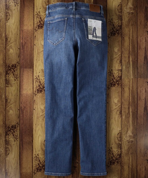 Right-on（ライトオン）の「【Sweet Camel】コンフォートストレッチストレートパンツ（デニムパンツ・レディース・ダークインディゴブルー・XXS/M/L/XL/S/XS）」の12枚目の写真