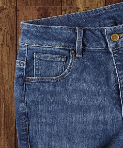 Right-on（ライトオン）の「【Sweet Camel】コンフォートストレッチストレートパンツ（デニムパンツ・レディース・ダークインディゴブルー・XXS/M/L/XL/S/XS）」の16枚目の写真