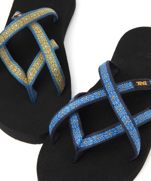 Teva（テバ）の「【Teva(テバ)】OLOWAHU（サンダル・レディース・ネイビー/ブラック/イエロー・23/24）」の12枚目の写真