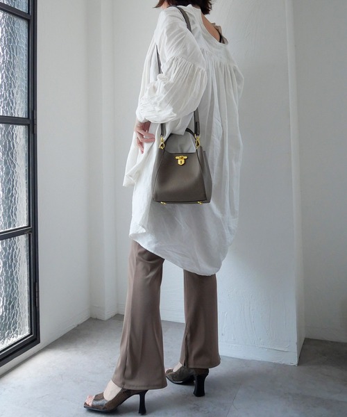 CURI BISCUI（キュリ　ビスキュイ）の「【CURIBISCUI】ポーチ付き キーモチーフバッグ（ショルダーバッグ・レディース・イエロー/アイボリー/ブラック/モカ・FREE）」の15枚目の写真