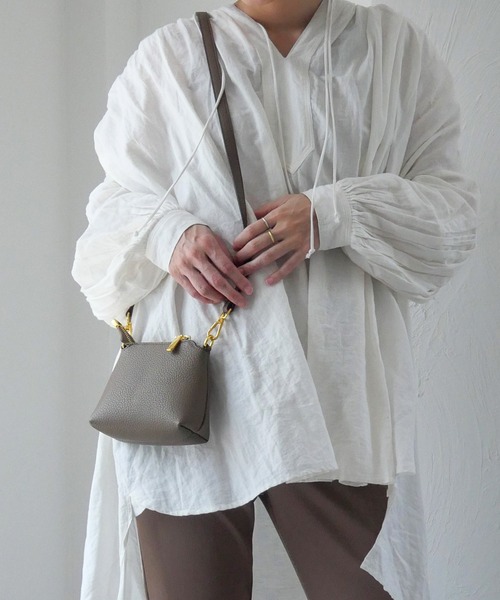 CURI BISCUI（キュリ　ビスキュイ）の「【CURIBISCUI】ポーチ付き キーモチーフバッグ（ショルダーバッグ・レディース・イエロー/アイボリー/ブラック/モカ・FREE）」の16枚目の写真