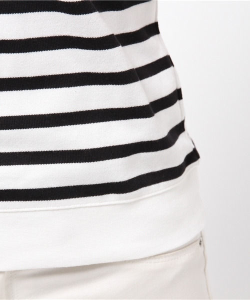 WEGO(ウィゴー)の「WEGO/VネックオフショルダーTシャツ(Tシャツ/カットソー・レディース・ホワイト/ブルー/トリコロール・FREE)」の13枚目の写真