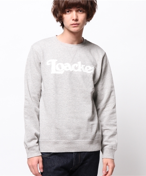 OUTLET（アウトレット）の「【CIAOPANIC TYPY】ローカーコラボクルースウェット（スウェット・メンズ・ネイビー/グレー・MEDIUM/LARGE）」の3枚目の写真