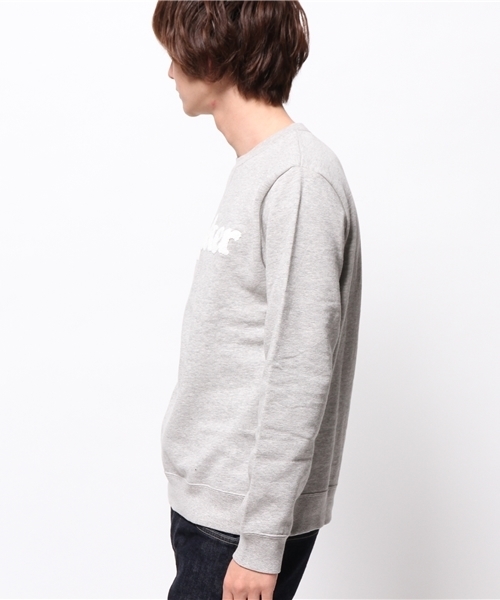 OUTLET（アウトレット）の「【CIAOPANIC TYPY】ローカーコラボクルースウェット（スウェット・メンズ・ネイビー/グレー・MEDIUM/LARGE）」の4枚目の写真
