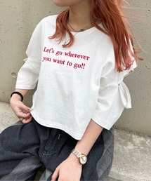PairPair | 肩あき刺繍ロゴTEE(Tシャツ/カットソー)