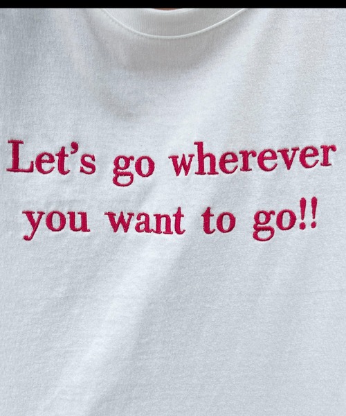 PairPair（ペアペア）の「肩あき刺繍ロゴTEE（Tシャツ/カットソー・レディース・ブラック/オフホワイト/ホワイト系その他・フリー）」の7枚目の写真