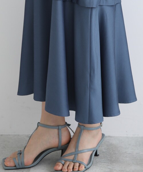 INDIVI 【洗える】ウエストタック デザイン ワンピース INDIVI（インディヴィ）の「◇【洗える】ウエストタックデザイン
