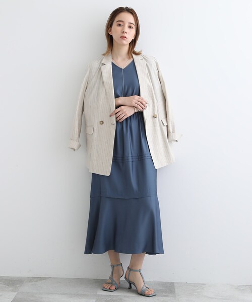 INDIVI（インディヴィ）の「◇【洗える】タックデザイン