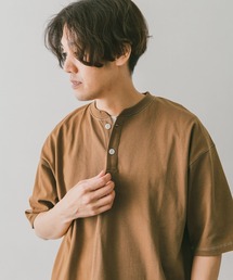 URBAN RESEARCH DOORS | 配色ヘンリーネックTシャツ(Tシャツ/カットソー)