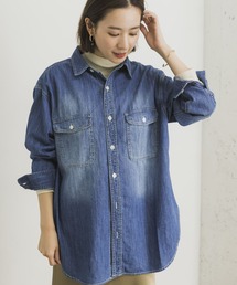 インディゴデニムシャツ