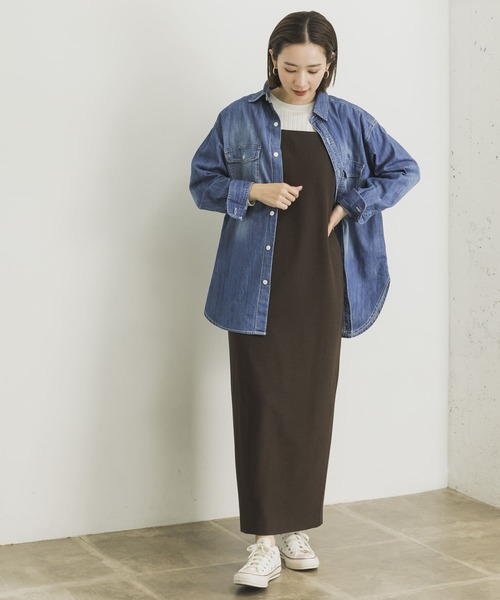 URBAN RESEARCH（アーバンリサーチ）の「インディゴデニムシャツ（シャツ/ブラウス・レディース・インディゴブルー・38/36）」の19枚目の写真