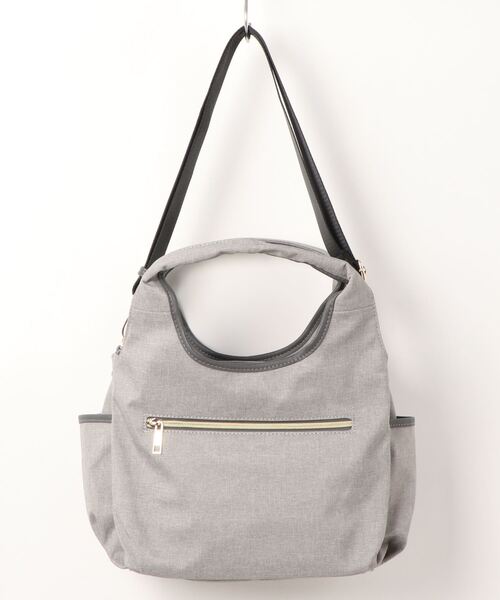 Via Demizon(ビアデミゾン)の「撥水ナイロン2WAY12ポケットトート(トートバッグ・レディース・ブラック/ベージュ/ネイビー/グレー・フリー)」の5枚目の写真