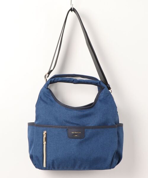 Via Demizon(ビアデミゾン)の「撥水ナイロン2WAY12ポケットトート(トートバッグ・レディース・ブラック/ベージュ/ネイビー/グレー・フリー)」の12枚目の写真