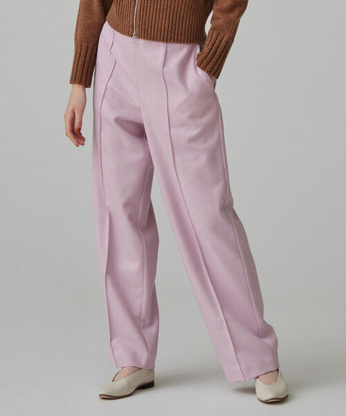 MACPHEE（マカフィー）の「ウールナイロンフランネル ストレートパンツ（その他パンツ・レディース・カーキ/グレー系/ライトピンク/ネイビー・36/34/32）」の5枚目の写真