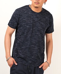 天竺MIX杢クルーネックTシャツ