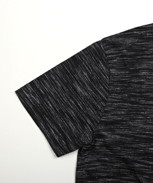 LUXSTYLE(ラグスタイル)の「天竺MIX杢クルーネックTシャツ(Tシャツ/カットソー・メンズ・ホワイト/ネイビー/ワイン/チャコール・L/XL/M)」の19枚目の写真