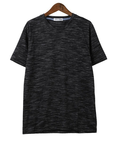 LUXSTYLE(ラグスタイル)の「天竺MIX杢クルーネックTシャツ(Tシャツ/カットソー・メンズ・ホワイト/ネイビー/ワイン/チャコール・L/XL/M)」の12枚目の写真