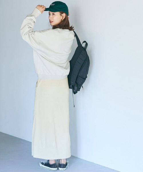 coca（coca）（コカ）の「ピーチスウェードプリーツスカート（スカート・レディース・グレー/アイボリー/ブルー/ブラウン/ブラック・ONE SIZE）」の15枚目の写真