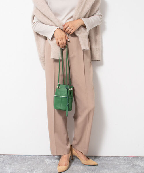 marco masi（マルコマージ）の「【MARCO MASI/ マルコマージ】丸底ミニトートバッグ（トートバッグ・レディース・ピンク/ブラック/グリーン/シルバー・FREE）」の5枚目の写真