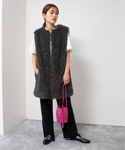 marco masi（マルコマージ）の「【MARCO MASI/ マルコマージ】丸底ミニトートバッグ（トートバッグ・レディース・ピンク/ブラック/グリーン/シルバー・FREE）」の10枚目の写真